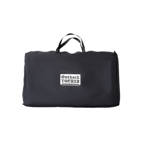 Outback Tourer 1.5 Lite Rooftop Tent carry bag with Outback Tourer logo on it.