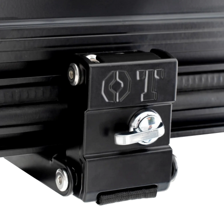 Outback Tourer 1.5 Lite Rooftop Tent latch detail on the side of the tent.