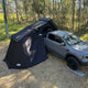 Outback Tourer 1.5 Pro Annex top right view attached below the rooftop tent.
