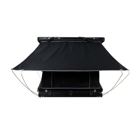 Outback Tourer 1250 Z Rooftop Tent rear studio view with both rainflys extended.