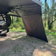 Outback Tourer 2.8 Metre Wall close side view fitted under an awning on a 79 Cruiser.