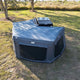 Outback Tourer Passenger Side 270 Full Wall Kit top front view with mesh side panels.