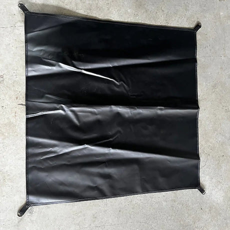 Outback Tourer Shower Awning black floor mat laid flat on concrete.