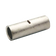 Rekcharge 10mm battery cable joiner angled view showing the hollow metal sleeve and crimp slot.