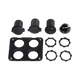 rekcharge-12v-4-way-flush-mount-panel-w-toggle-switch-twin-usbs-cigarette-lighter-socket-voltmeter-contents