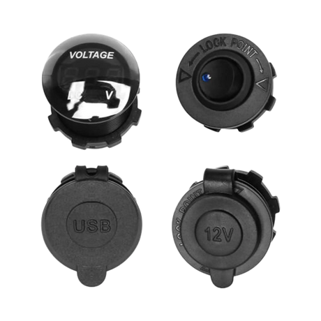 rekcharge-12v-4-way-flush-mount-panel-w-toggle-switch-twin-usbs-cigarette-lighter-socket-voltmeter-individuals