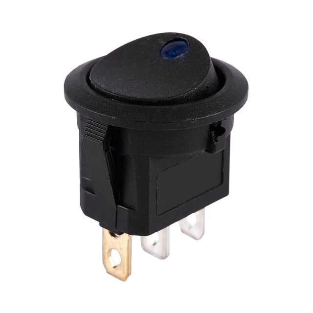 Rekcharge 12V Round Toggle Switch with Blue LED