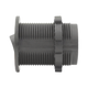 Rekcharge 12V round toggle switch side profile with threaded body and locking ring visible.