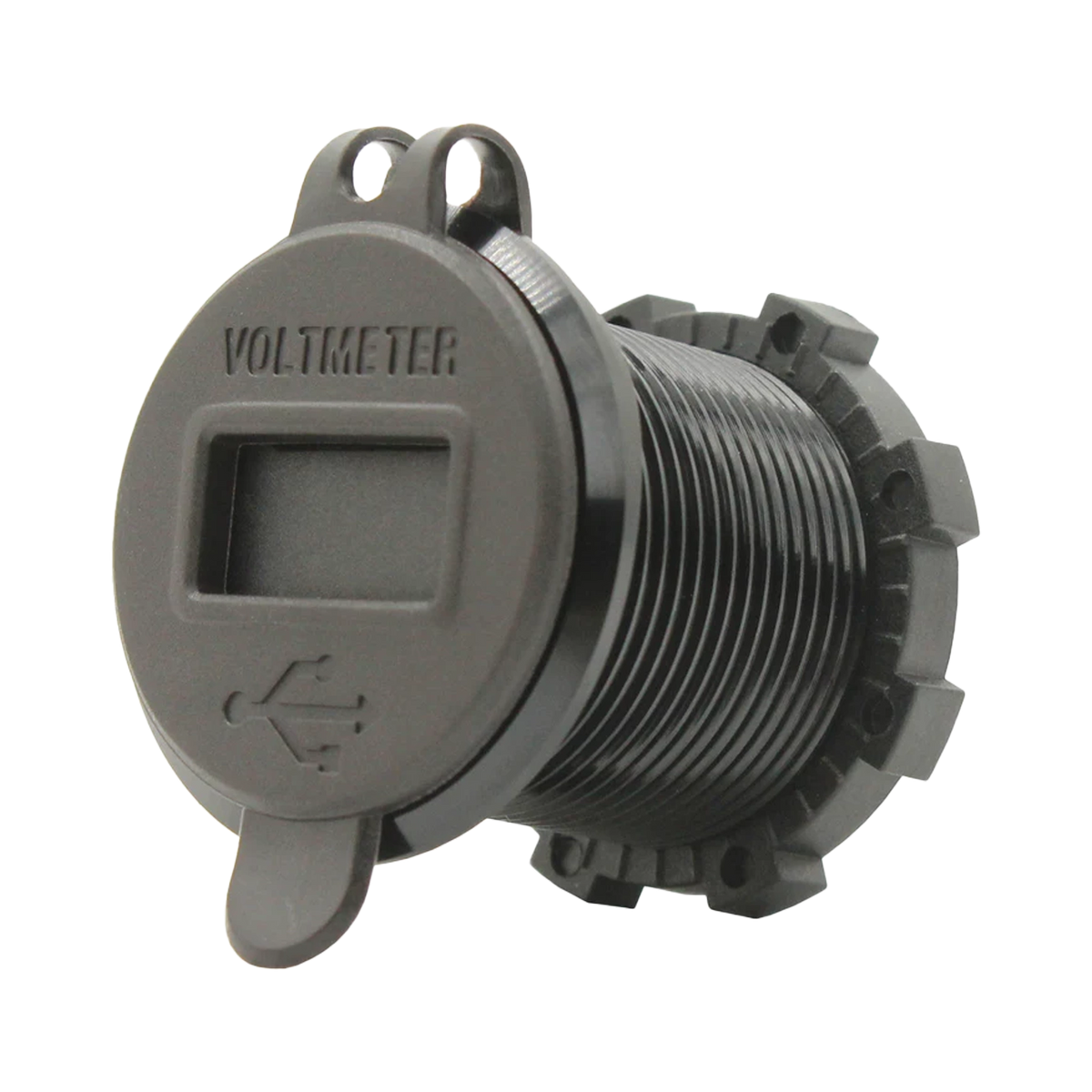 Rekcharge 12V Single Twin USB Socket with Voltmeter