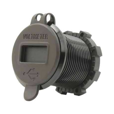 Rekcharge 12V Single Twin USB Socket with Voltmeter