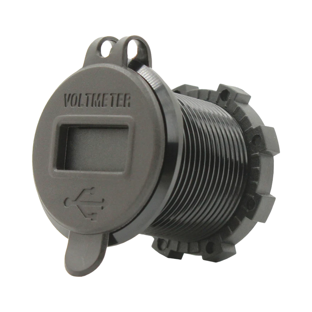 Rekcharge 12V Single Twin USB Socket with Voltmeter