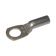 Rekcharge 16mm battery cable lug with a 10mm hole, angled to show its crimp barrel and stamped size.