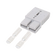 Rekcharge grey 175A Anderson plug housing with two loose metal contacts laid out in front.