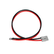 Rekcharge 1m 8 B&S battery cable with a grey Anderson plug and positive and negative leads terminated with ring terminals.