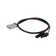 Rekcharge 1m solar cable with positive and negative MC4 leads and a grey 50A Anderson plug.