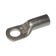 Rekcharge 35mm battery cable lug with a 10mm hole, angled to show its crimp barrel and stamped size.