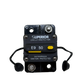 Rekcharge 50A Inline Waterproof Resettable Circuit Breaker front view with terminal caps.