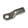 Rekcharge 50mm battery cable lug with an 8mm hole, angled to show its crimp barrel and stamped size.
