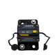 Rekcharge 60A Inline Waterproof Resettable Circuit Breaker front view with terminal covers.