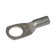 Rekcharge 6mm battery cable lug with an 8mm hole, angled to show its crimp barrel and stamped size.