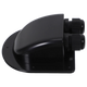 Rekcharge Black ABS Double Cable Entry Gland side view with twin cable glands.