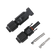 Rekcharge solar MC4 connector pair separated beside the two metal crimp contacts.