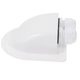Rekcharge White ABS Double Cable Entry Gland side view with twin cable glands.