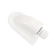 Rekcharge White ABS Single Cable Entry Gland angled front-left view with one cable gland.