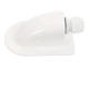 Rekcharge White ABS Single Cable Entry Gland side close-up with one cable gland.