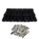 Roam Gear 10 pack of black 50A Anderson plugs in two rows with loose metal contacts in front.