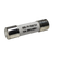 Roam Gear 10A MC4 inline replacement fuse viewed from the left with a white body and metal end caps.