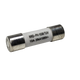Roam Gear 10A MC4 inline replacement fuse viewed from the left with a white body and metal end caps.