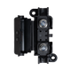 Roam Gear 125A In-line Midi fuse holder open from above with terminals and mounting posts visible.