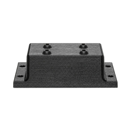 Roam Gear 12V double Anderson surface mount rear view with a sloped housing and four top screws.