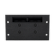 Roam Gear 12V double Anderson surface mount underside with four mounting holes and four recessed nuts.