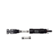 Roam Gear 15A MC4 inline fuse holder opened in a top view with the threaded connection and two fuses visible.