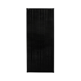 Roam Gear 200W 12V black glass solar panel front view showing the solar cell grid and 30mm frame.