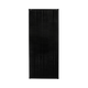 Roam Gear 200W 12V black glass solar panel front view showing the solar cell grid and 30mm frame.