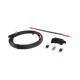 Roam Gear 2m fused lead kit with coiled cable, Midi fuse holder and three fuses in a side layout.