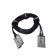 Roam Gear 5m Anderson to Anderson extension lead coiled with a grey plug on each end.
