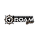 Small Roam Gear black printed sticker with a compass logo and "Start your adventure with Roam Gear" text.