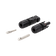 Roam Gear solar MC4 compatible connector pair with cable entry ends facing forward and separate metal contacts.