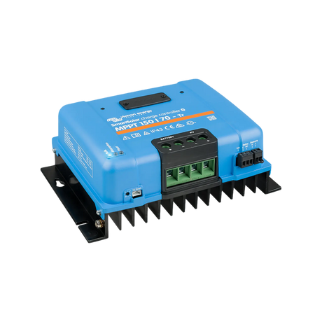 Victron SmartSolar MPPT 150/70 TR controller front-left angle view.