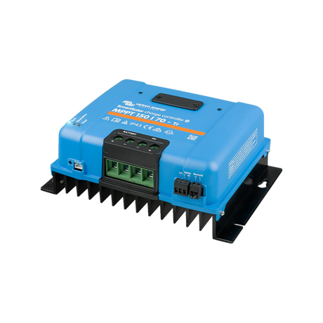 Victron SmartSolar MPPT 150/70 TR controller front-right angle view.