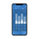 VictronConnect app screen for the SmartSolar MPPT controller with a daily solar yield bar chart.