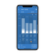 Victron SmartSolar MPPT 100/50 app history screen with daily solar yield bars and charging data.