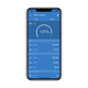 Victron SmartSolar MPPT 100/50 app example displaying solar power, battery voltage and charging current.
