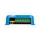 Victron SmartSolar MPPT 75/15 Bluetooth controller terminal end view with six green terminals and a 20A blade fuse.