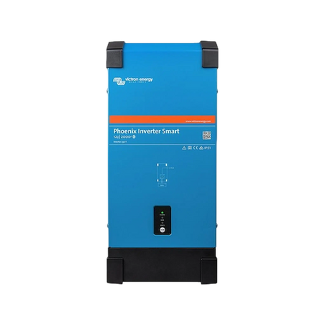 Victron 2000W 12V Smart Phoenix Bluetooth inverter in a straight front view.