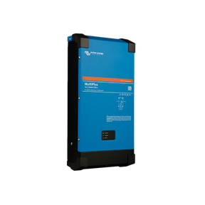 Victron MultiPlus 2000W/80A 12V inverter charger front-left angle view.